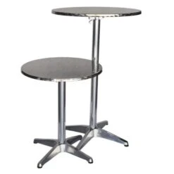 Miguel Folding Dining Or Bar Height Table, 70cm, Round