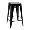 Replica Tolix Kitchen Stool, 66cm – Various Colours Available 1 Replica Tolix Kitchen Stool, 66cm – Various Colours Available -Furnabrew kitchen store BRATOLIXCSBK 500x500 1
