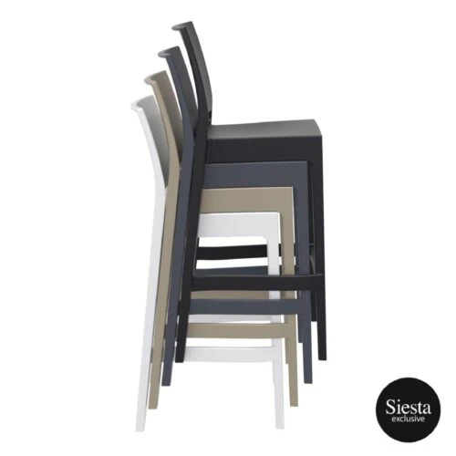 Siesta ‘Maya’ Barstool – 750mm High – Various Colours 4 Siesta ‘Maya’ Barstool – 750mm High – Various Colours - Image 2