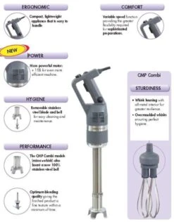 ROBOT COUPE 300mm Handheld Power Mixer – Combi 30L CMP300 Combi -Furnabrew kitchen store RCCMP300COMBI 4 500x639 1