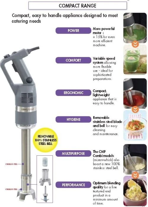 Robot Coupe CMP350 V.V Stick Blender 350mm 4 Robot Coupe CMP350 V.V Stick Blender 350mm - Image 2