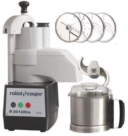 ROBOT COUPE Cutter Mixer & Vegetable Slicer 3.7L 4 Discs R301 Ultra 3 ROBOT COUPE Cutter Mixer & Vegetable Slicer 3.7L 4 Discs R301 Ultra