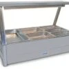 ROBAND Hot Food Display Double Row Straight Glass 3 Bay 1030mm E23 -Furnabrew kitchen store ROE23 500x387 1