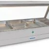 ROBAND Hot Food Display Double Row Straight Glass 4 Bay 1355mm E24 -Furnabrew kitchen store ROE24 500x321 1
