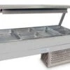 ROBAND Cold Food Display Straight Glass 4 Bays 1355mm ERX24RD -Furnabrew kitchen store ROERX24RD