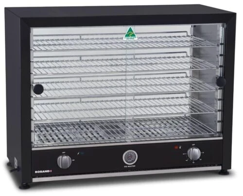 ROBAND Pie & Food Warmer 100 Capacity With Light 772mm Black PMB100L 3 ROBAND Pie & Food Warmer 100 Capacity With Light 772mm Black PMB100L