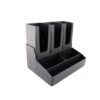 6 Compartment Vertical Cup, Condiments Organiser Black -Furnabrew kitchen store TK08662 1 500x500 1