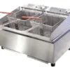 WOODSON Deep Fryer Double Pan 2 X 5.5 Ltr Pans 550mm W.FRT50 -Furnabrew kitchen store TSWFRT50