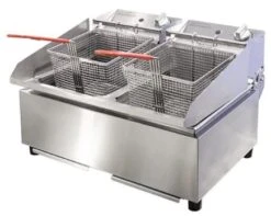 WOODSON Deep Fryer Double Pan 2 X 8Ltr Pans 550mm W.FRT80