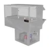 WOODSON Cold Food Display Square Glass Profile – 3 Bays WR.CFSQ23 -Furnabrew kitchen store TSWRCFSQ23